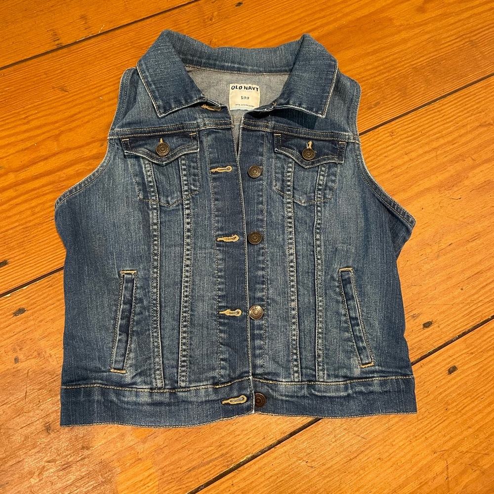 Old Navy denim vest size S